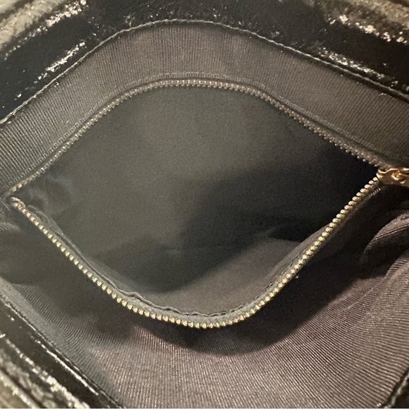 VINTAGE black purse Triangle New York - Picture 7 of 12